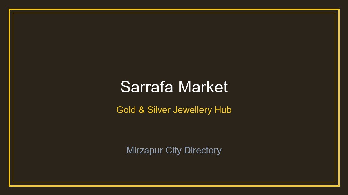 Sarrafa Market Jewellery